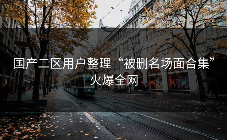 国产二区用户整理“被删名场面合集”火爆全网