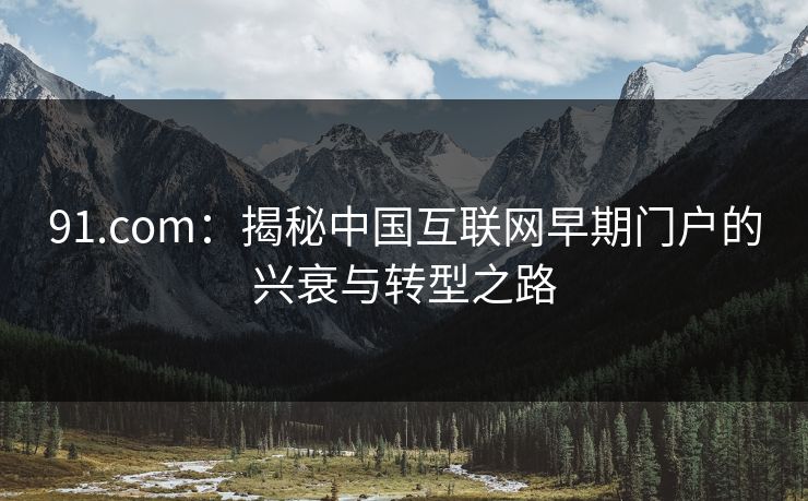 91.com：揭秘中国互联网早期门户的兴衰与转型之路